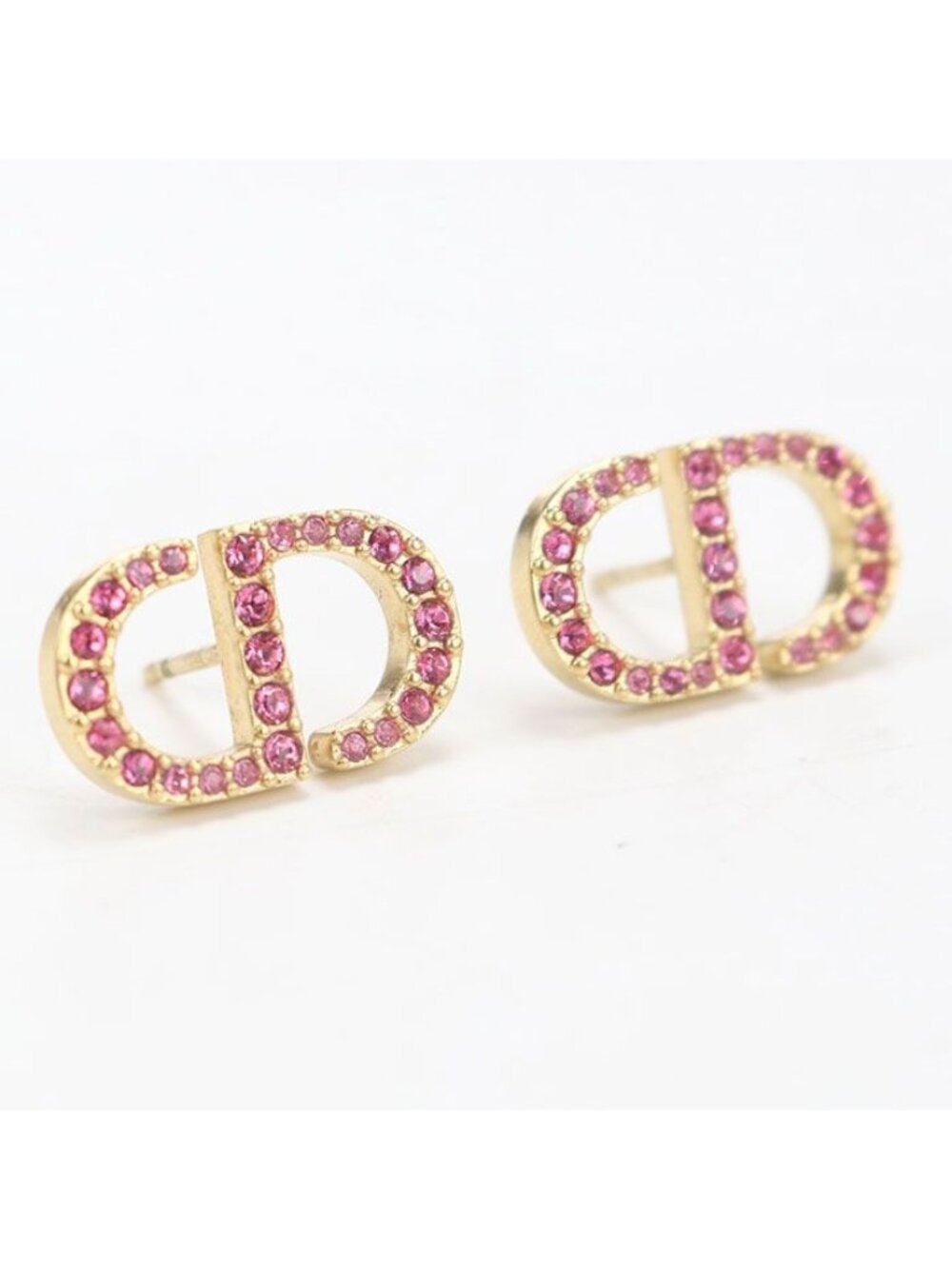 Dior Petit Cd Stud Earrings Metal